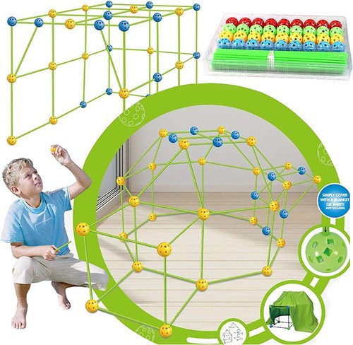 175pcs diy fort - building, build