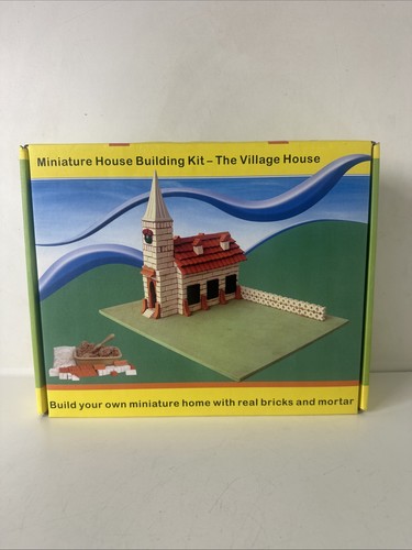 Vintage mini house building - house,
