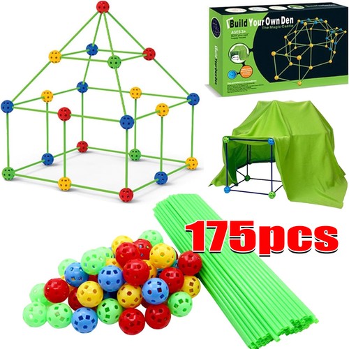 175pcs diy fort - building, build