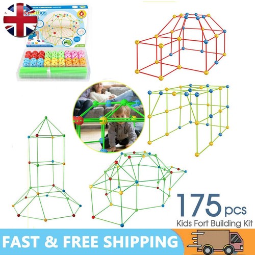 175pcs diy fort building build - 175pcs,