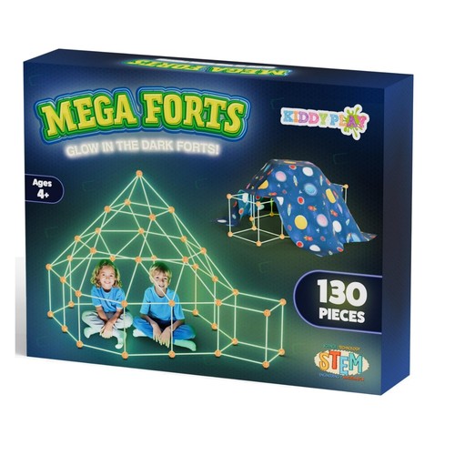 130 piece glow dark - in, fort