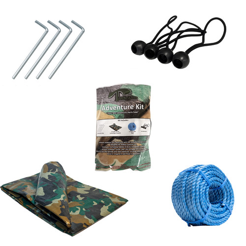 Adventure kit camo tarp - camo,